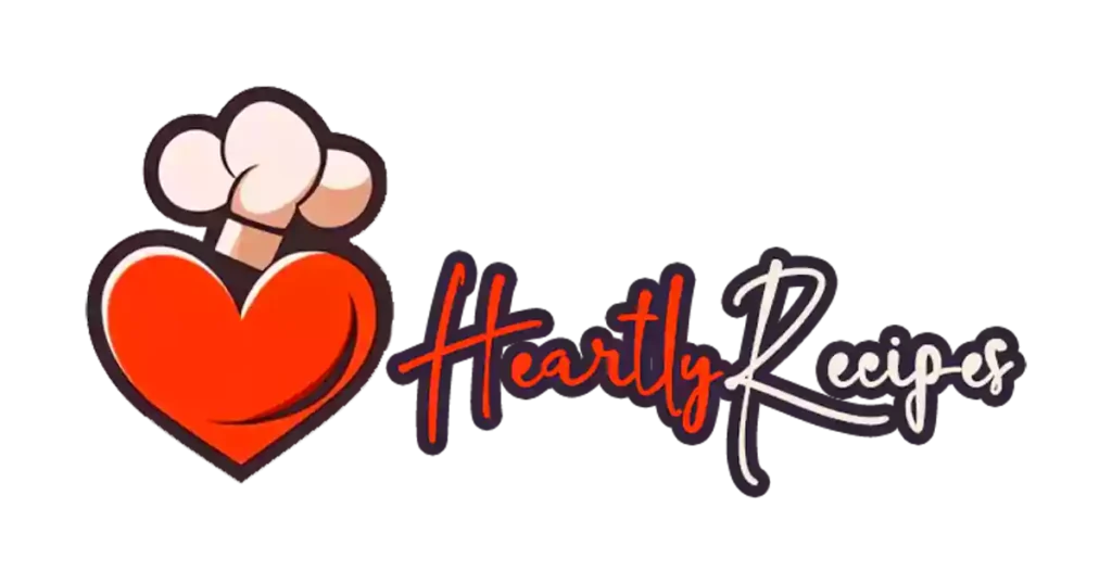 HeartlyRecipes logo - a heart-shaped icon with a chef’s hat, representing love and creativity in the kitchen.
