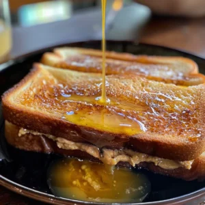 Dipping bread in egg mixture for Hong Kong-Style French Toast