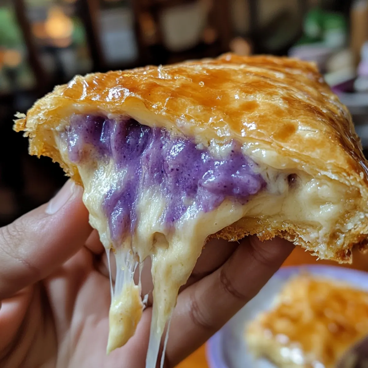 Gooey Ube Pie