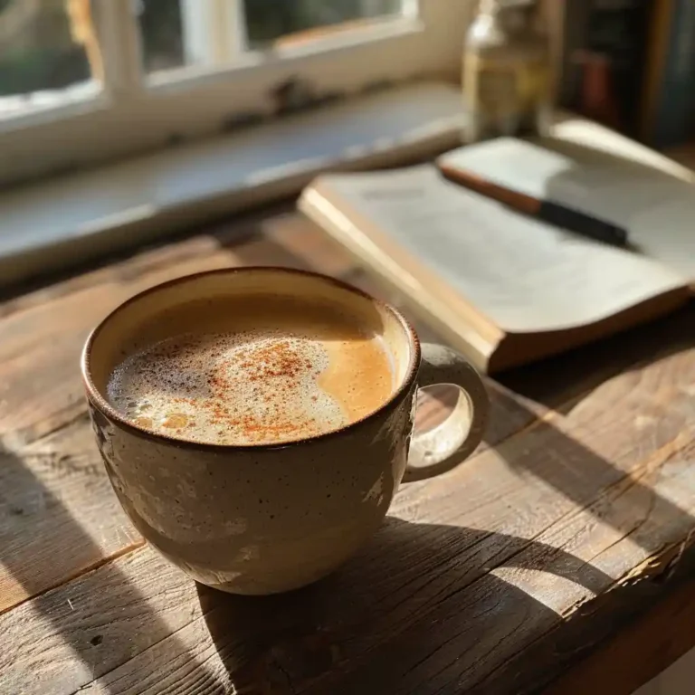 Loophole coffee served on tray with almond milk and cinnamon garnish for what is the coffee loophole diet