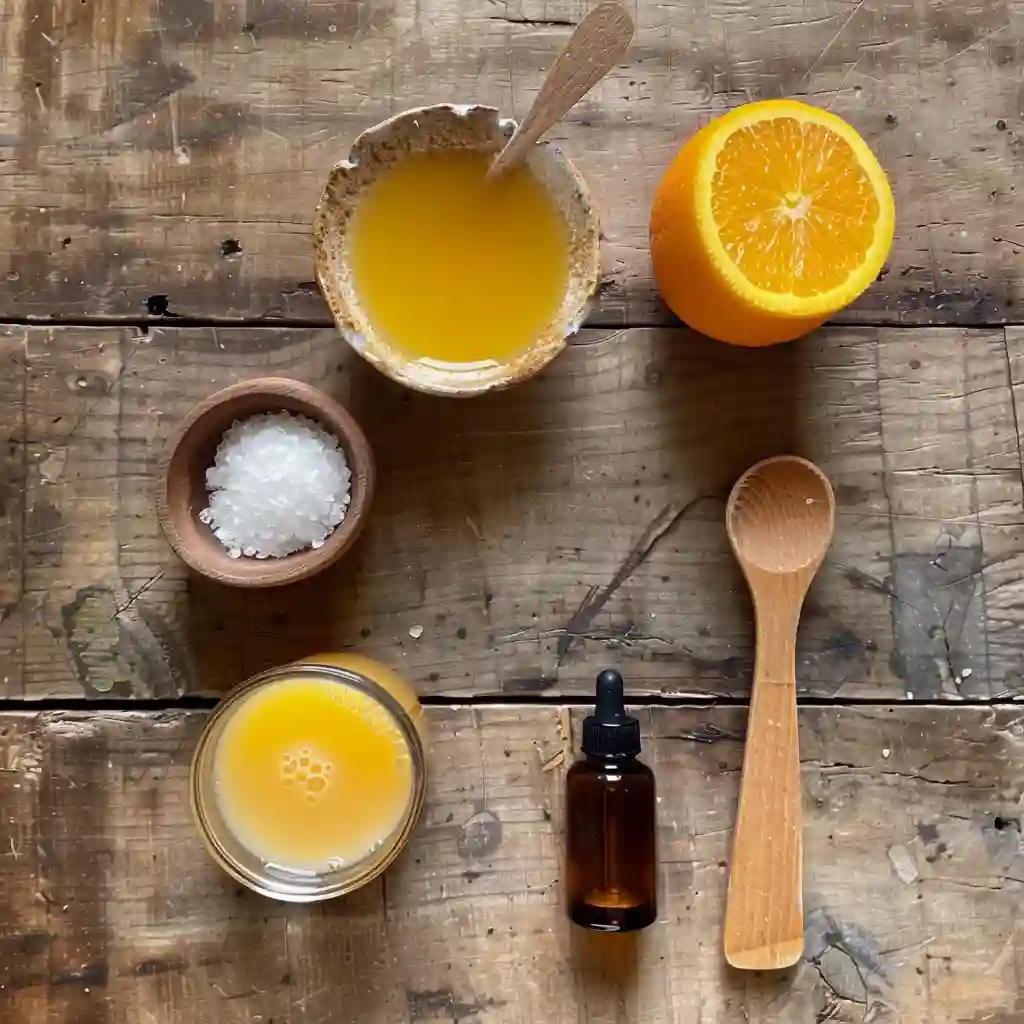Ingredients cortisol cocktail for weight lossl including orange juice, sea salt, cream of tartar, and magnesium