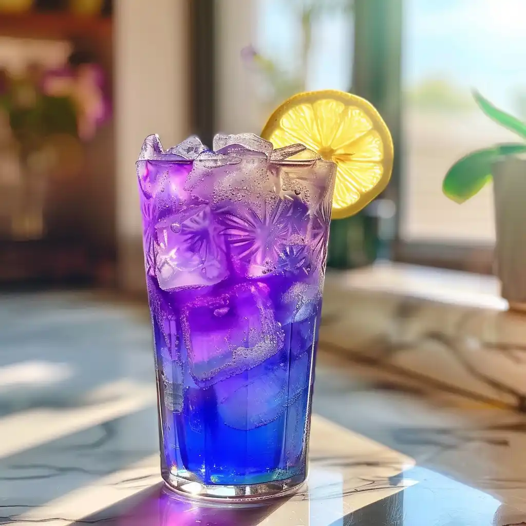 Color-Changing Mounjaro Drinks  served with lime and mint