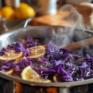Rolling oat and nut butter mixture with purple peel powder into energy bites