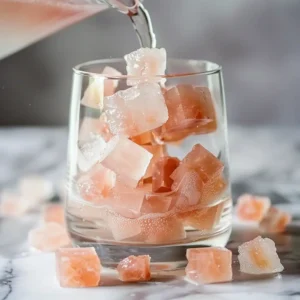 Final salt and ice trick drink served in a glass with lemon and honey