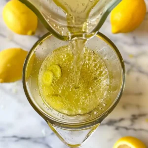 Juicing fresh lemons with pickle jar and sugar on cutting board