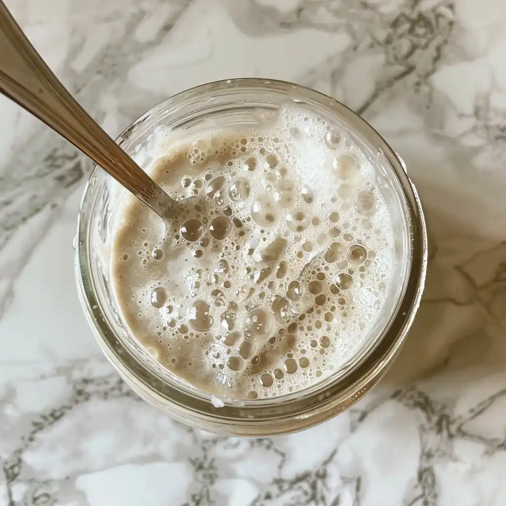 Sprinkling sea salt and cream of tartar into orange juice while making an adrenal cocktail