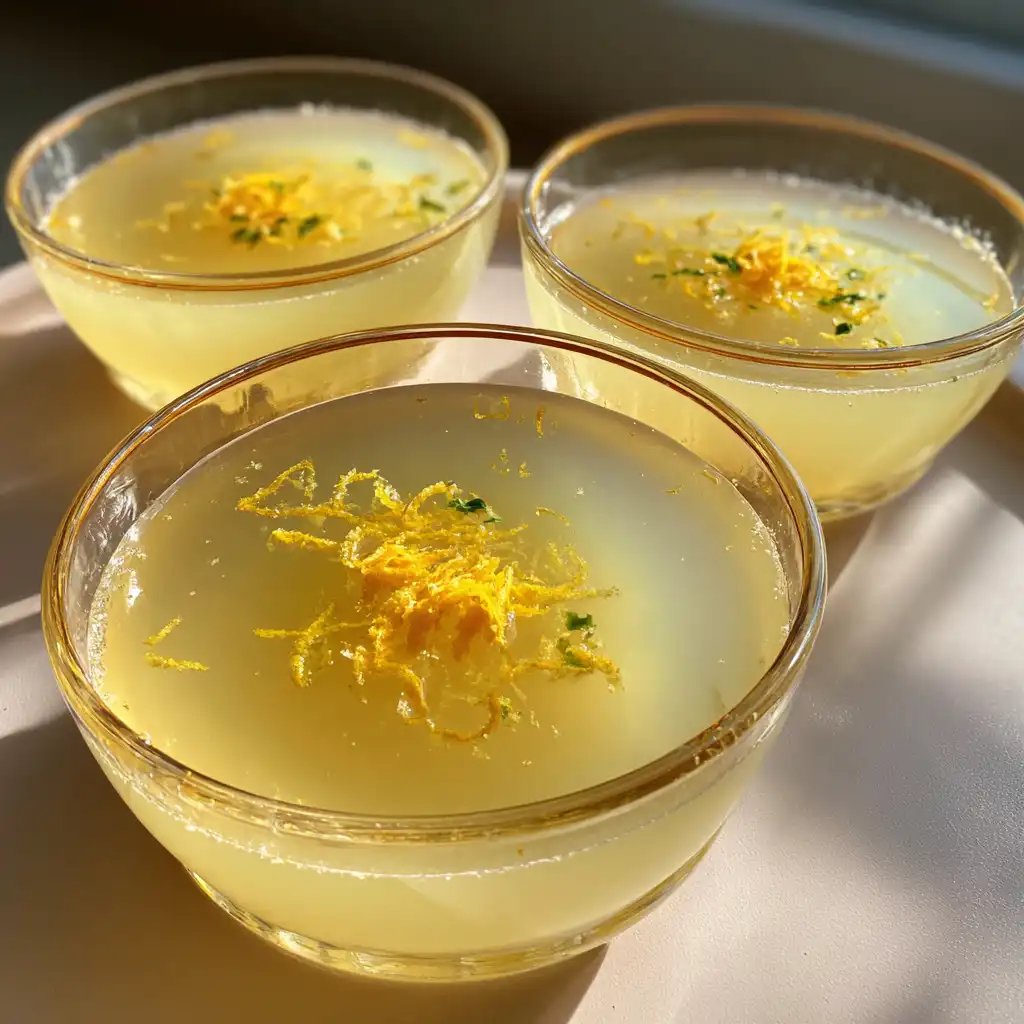 bariatric jello recipe_Collagen-boosted bariatric jello in clear glass bowls