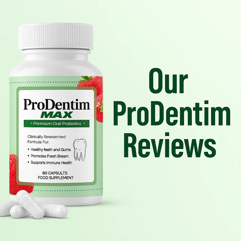 ProDentim MAX supplement for oral probiotics supporting fresh breath and gum health