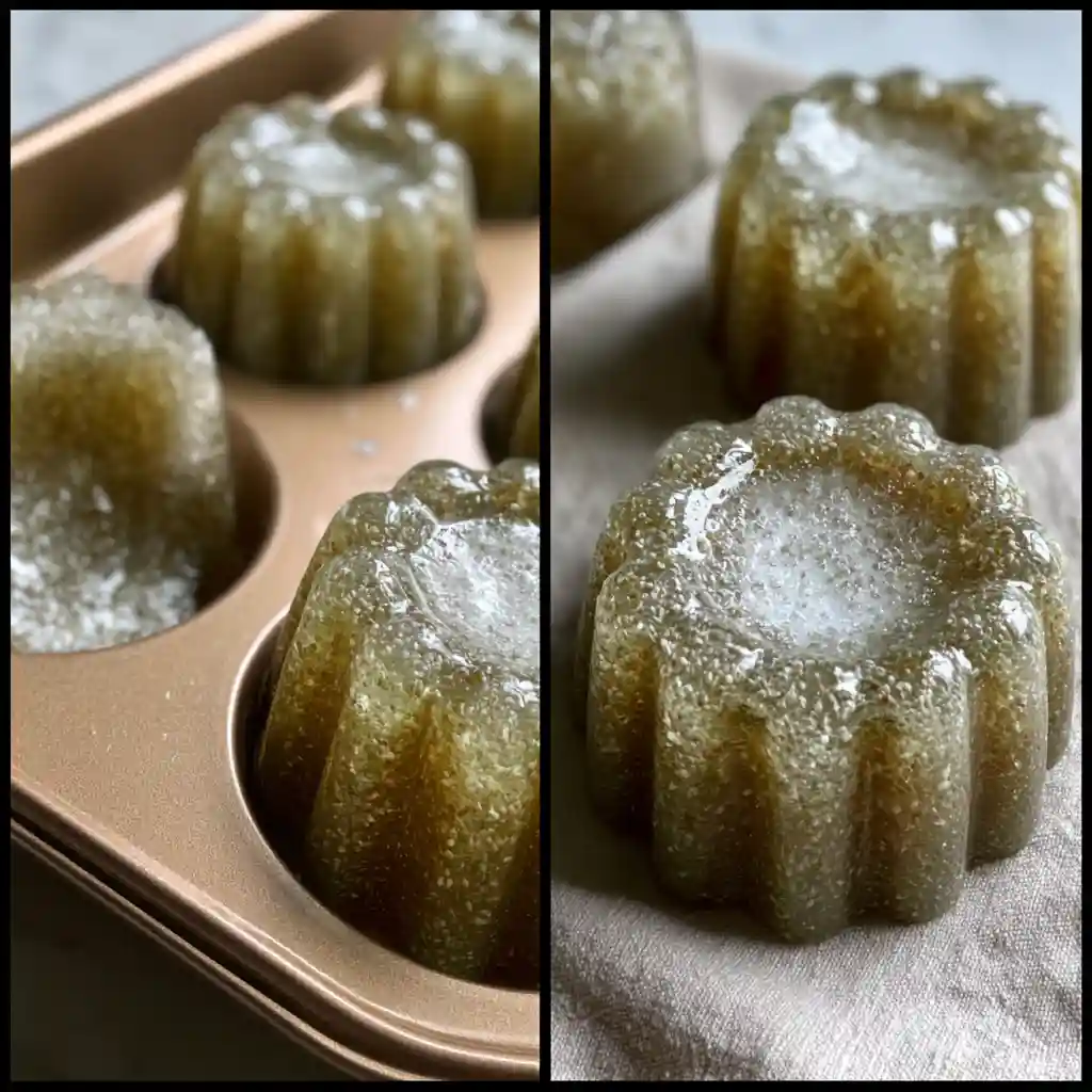 Chia gelatin weight loss recipe in small glass jars with visible chia seeds