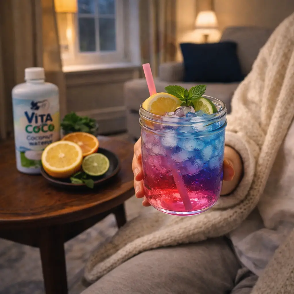 lotus-energy-drink-recipes-final Colorful homemade lotus energy drink recipes served over ice with citrus