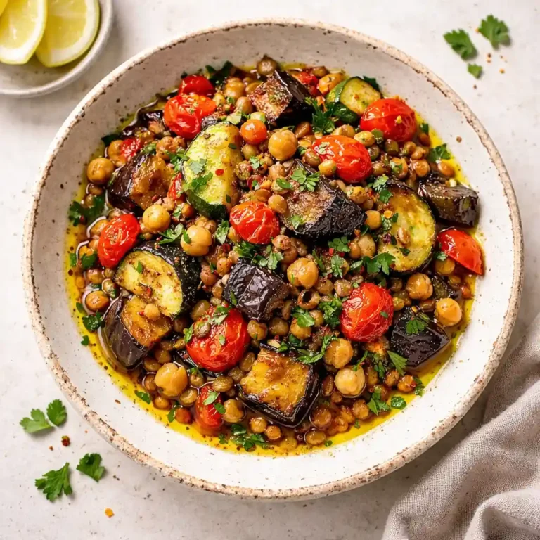 Hand holding a fresh Mediterranean vegetarian dish by a bright kitchen window