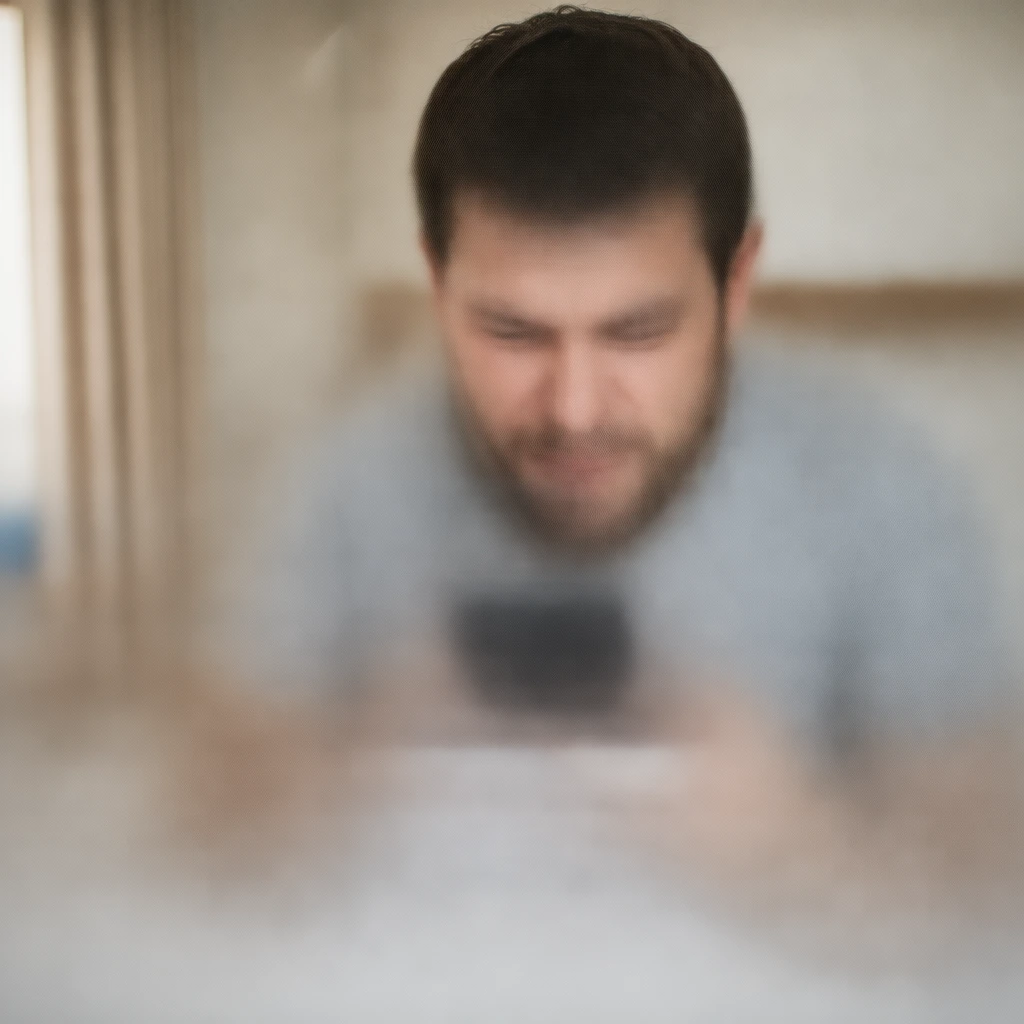 Man reading confusing health advice on phone Does vicks vaporub shrink your prostate